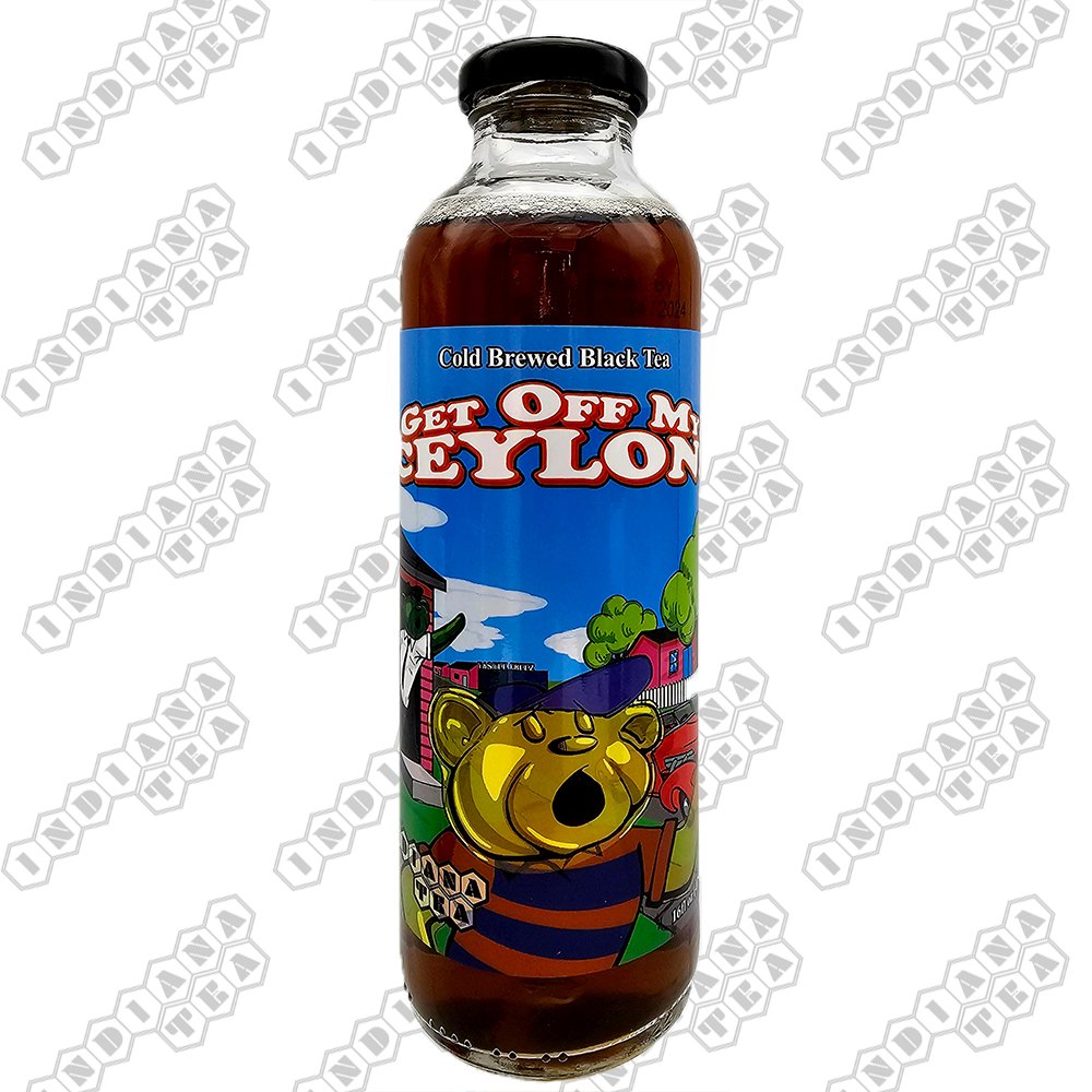 10-Pack of Indiana Tea, Get Off My Ceylon - 16oz NR glass bottles - Indiana Tea